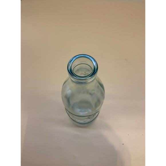 VTG "Absolutely Pure Milk" Glass Embossed Bottle Italian Made 10" Tall - Picture 4 of 5